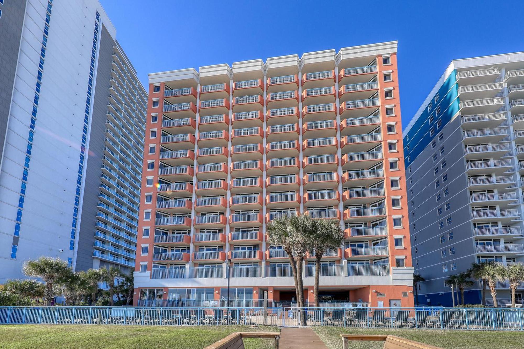 マートルビーチ 1604 N Ocean Blvd, 0703 - Ocean Front Sleeps 6ヴィラ エクステリア 写真